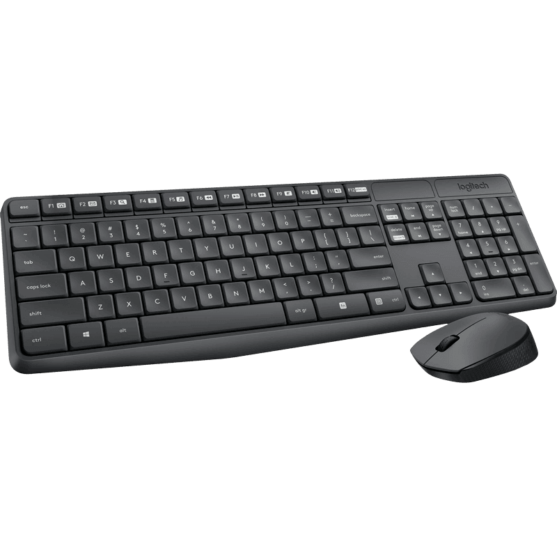 LOGITECH MK235 (4) LOGITECH MK235 WIRELESS KEYBOARD PACK  (Clavier + Souris)